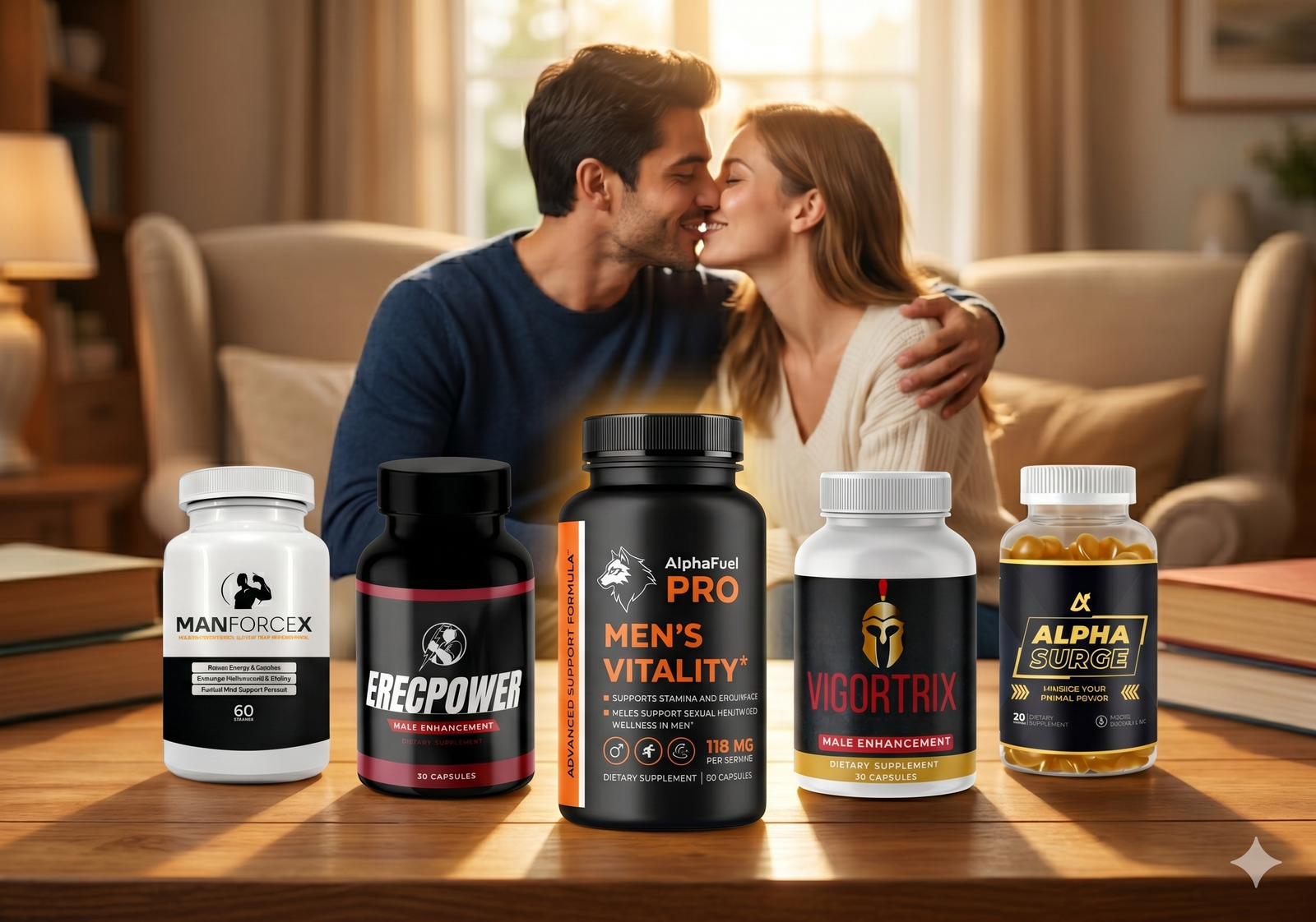 Top 5 ED Supplements 2026 - AlphaFuel Pro, ErecPower, ManForceX, Vigortrix, Alpha Surge